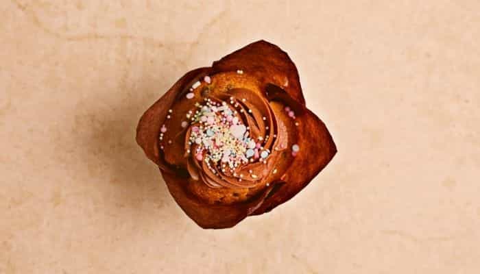 Vanilje muffin m. chokolade
