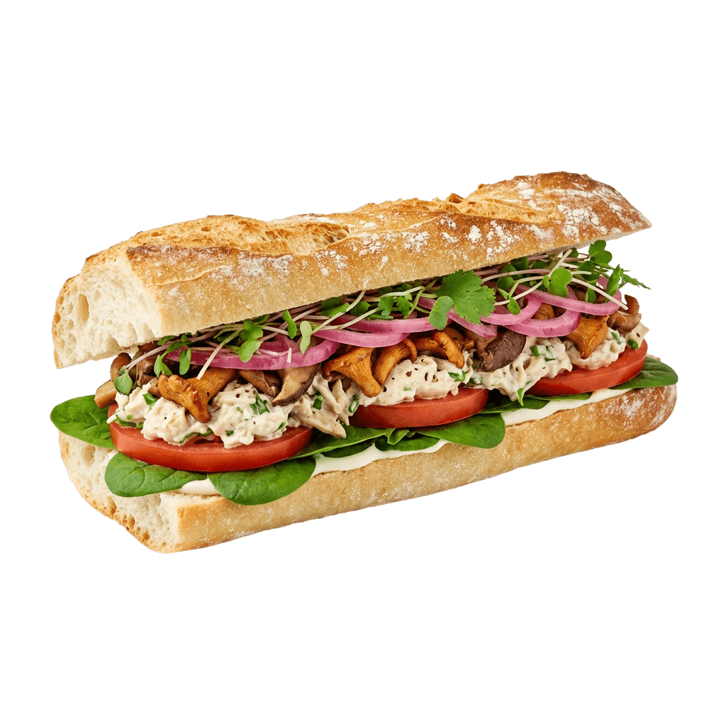 Stor Kyllingesalat/bacon