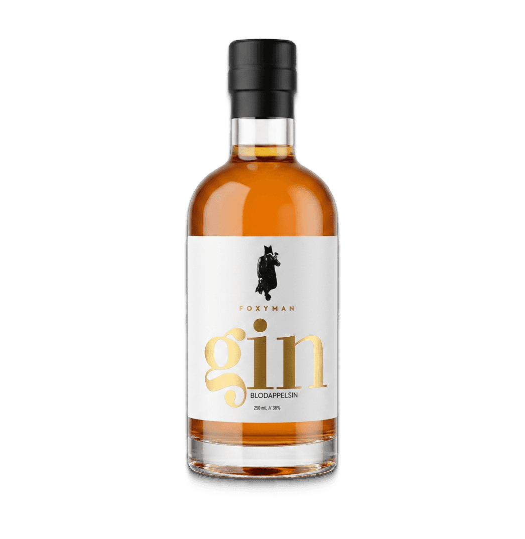 Foxyman, Gin med Blodappelsin 250ml 38%