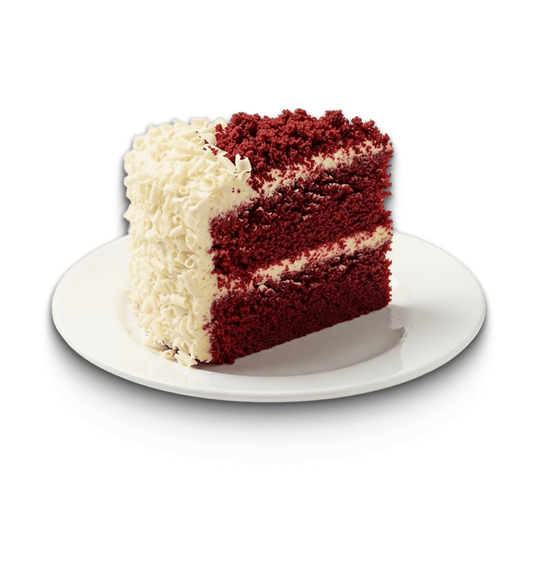 Red velvet kage stykke
