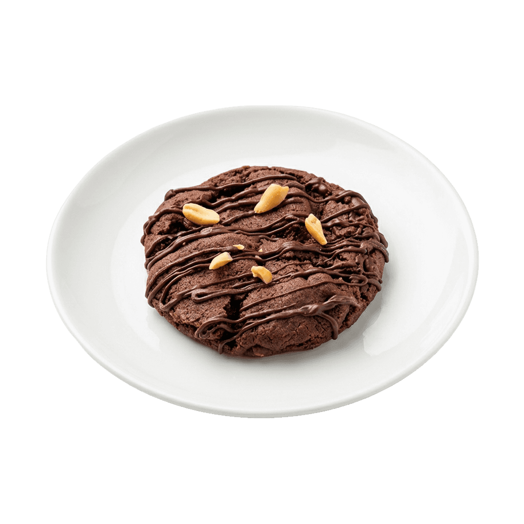 Vegan Dark Chocolate & Peanut Butter Stuffed Cookie 6stk