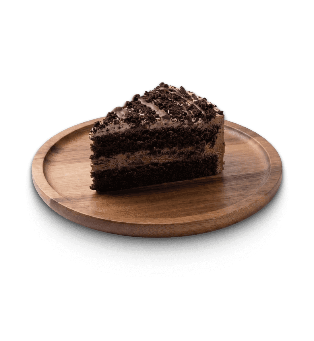 Chocolate cake stykke