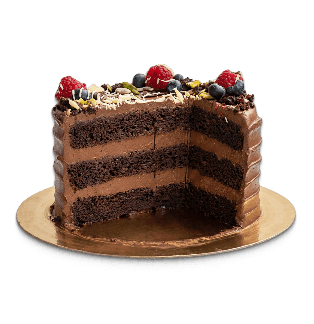 Mathilda Cake: Vegan Dark Chocolate 15cm (5/6 personer)