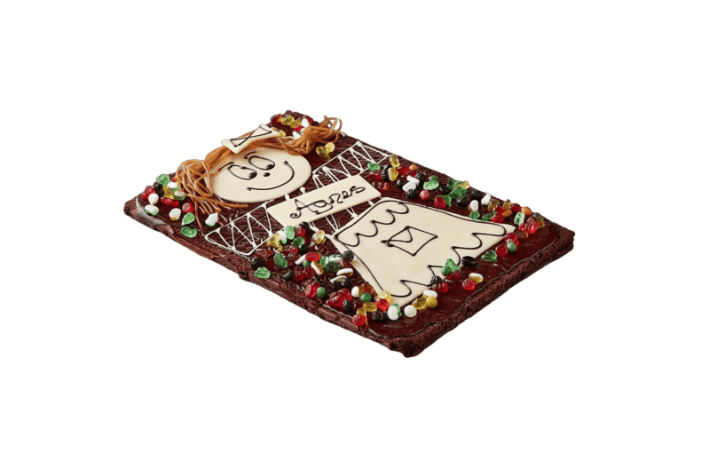 Kagemand i Chokoladesand