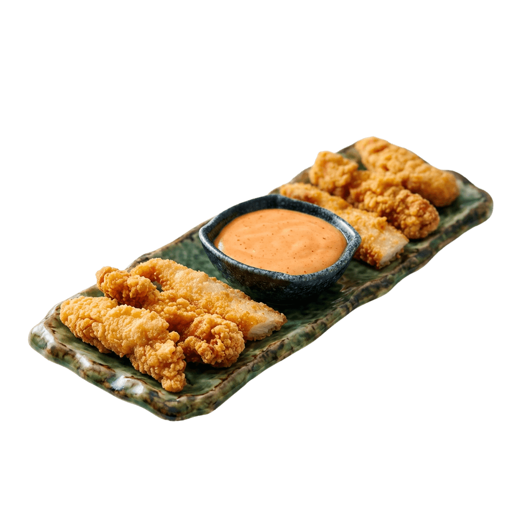 Tempura kylling (6 stk)