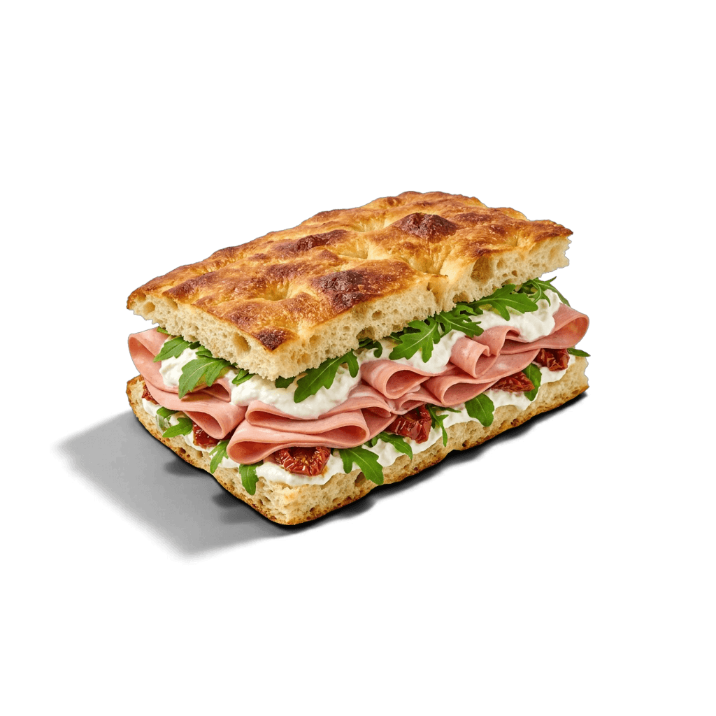 Mortadella Focaccia