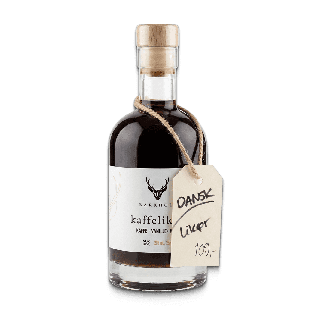 Barkholt Kaffelikør – Kaffe + Vanilje, 20% vol., 250 ml